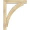 Ekena Millwork Thorton Block Rough Sawn Bracket w/ Offset Brace, Douglas Fir, 6"W x 30"D x 38"H BKT0604X30X38THR05RDF - alternate 4